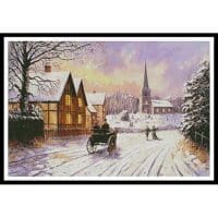 Artecy Cross Stitch Christmas Service 12258 KW Cross Stitch Chart Hard Copy