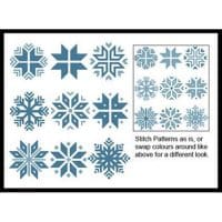 Artecy Cross Stitch Christmas Snowflake Set 2 12404 Cross Stitch Chart Hard Copy