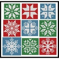 Artecy Cross Stitch Christmas Snowflake Set 3 12407 Cross Stitch Chart Hard Copy