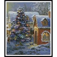 Artecy Cross Stitch Christmas Village Crop 3 13211 ARTL Cross Stitch Chart Hard Copy