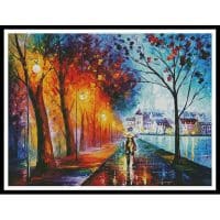 Artecy Cross Stitch City by the Lake Large 12428 LA Cross Stitch Chart Hard Copy