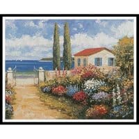 Artecy Cross Stitch Coastal Garden Walk 10844 ARTL Cross Stitch Chart Hard Copy