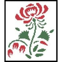 Artecy Cross Stitch Colonial Rose 12299 JP Cross Stitch Chart Hard Copy