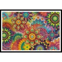 Artecy Cross Stitch Colourful Abstract 13436 Cross Stitch Chart Hard Copy