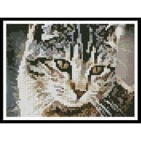 Artecy Cross Stitch Cute Cat Mini 11105 Cross Stitch Chart Hard Copy