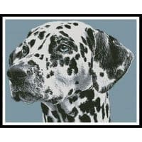 Artecy Cross Stitch Dalmation Portrait 12281 Cross Stitch Chart Hard Copy