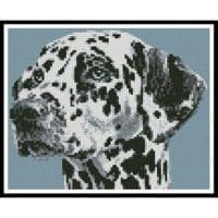 Artecy Cross Stitch Dalmation Portrait Mini 12280 Cross Stitch Chart Hard Copy