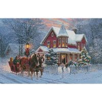 Artecy Cross Stitch Dashing through the Snow 14636 MK Cross Stitch Chart Hard Copy