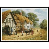 Artecy Cross Stitch Delivering the Milk 11188 Cross Stitch Chart Hard Copy