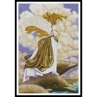Artecy Cross Stitch Dolphin Rock 13466 SG Cross Stitch Chart Hard Copy