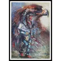 Artecy Cross Stitch Eagle Dancer 12708 PFLD Cross Stitch Chart Hard Copy