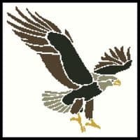 Artecy Cross Stitch Eagle Design 11275 Cross Stitch Chart Hard Copy