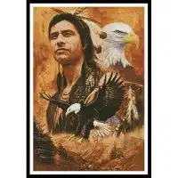 Artecy Cross Stitch Eagle Montage 10169 MGL Cross Stitch Chart Hard Copy
