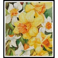 Artecy Cross Stitch Early Spring Flowers Crop 13992 ARTL Cross Stitch Chart Hard Copy