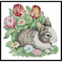 Artecy Cross Stitch Easter Bunny Mini 11067 Cross Stitch Chart Hard Copy