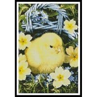 Artecy Cross Stitch Easter Chick in a Basket 10423 MGL Cross Stitch Chart Hard Copy