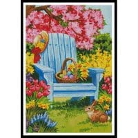 Artecy Cross Stitch Easter Morning 13849 BW Cross Stitch Chart Hard Copy