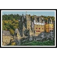 Artecy Cross Stitch Eltz Castle 14125 Cross Stitch Chart Hard Copy