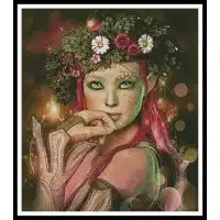 Artecy Cross Stitch Elven Maid 11090 Cross Stitch Chart Hard Copy