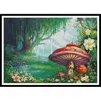 Artecy Cross Stitch Enchanted Forest 11843 MGL Cross Stitch Chart Hard Copy