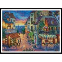 Artecy Cross Stitch Europe Street Large 14097 MGL Cross Stitch Chart Hard Copy