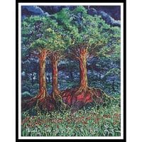 Artecy Cross Stitch Fantasy Trees 11489 GG Cross Stitch Chart Hard Copy