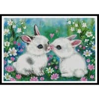 Artecy Cross Stitch First Kiss 13834 KH Cross Stitch Chart Hard Copy