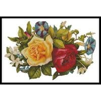 Artecy Cross Stitch Floral Bouquet 2 11576 Cross Stitch Chart Hard Copy
