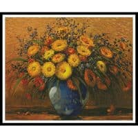 Artecy Cross Stitch Floral Display 2 10158 Cross Stitch Chart Hard Copy