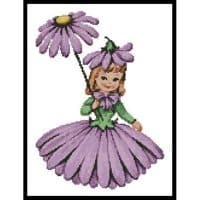 Artecy Cross Stitch Flower Girl 2 10953 Cross Stitch Chart Hard Copy