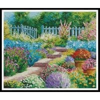 Artecy Cross Stitch Flowers of the Garden 11356 MGL Cross Stitch Chart Hard Copy