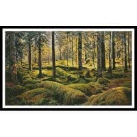 Artecy Cross Stitch Forest Cemetery 11332 Cross Stitch Chart Hard Copy