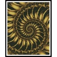 Artecy Cross Stitch Fractal Spiral 2 Mini 10883 Cross Stitch Chart Hard Copy