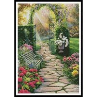 Artecy Cross Stitch Garden Path 12463 MGL Cross Stitch Chart Hard Copy