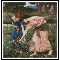 Artecy Cross Stitch Gather Ye Rosebuds While Ye May 11493 Cross Stitch Chart Hard Copy