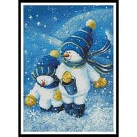 Artecy Cross Stitch Gathering Snowflakes 10400 PFLD Cross Stitch Chart Hard Copy