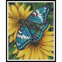 Artecy Cross Stitch Gaudy Baron Butterfly 11519 PFLD Cross Stitch Chart Hard Copy