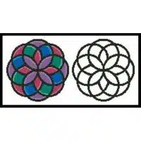 Artecy Cross Stitch Geomemtric Design 1 12534 Cross Stitch Chart Hard Copy