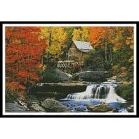 Artecy Cross Stitch Glade Creek Grist Mill 10502 Cross Stitch Chart Hard Copy