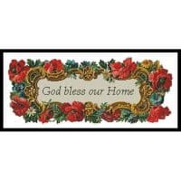 Artecy Cross Stitch God Bless our Home 10920 Cross Stitch Chart Hard Copy