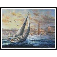 Artecy Cross Stitch Golden Gate 11626 ARTL Cross Stitch Chart Hard Copy