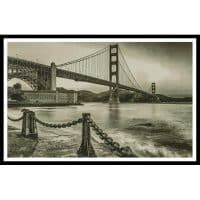 Artecy Cross Stitch Golden Gate Sepia Large 13123 Cross Stitch Chart Hard Copy