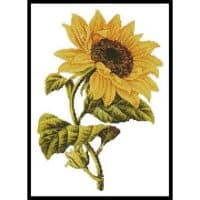 Artecy Cross Stitch Golden Sunflower 11917 Cross Stitch Chart Hard Copy