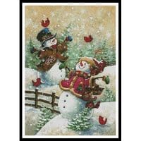 Artecy Cross Stitch Gotta Love Snow 10420 PFLD Cross Stitch Chart Hard Copy