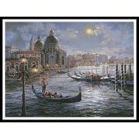 Artecy Cross Stitch Grand Canal Venice Painting 11631 ARTL Cross Stitch Chart Hard Copy