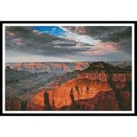Artecy Cross Stitch Grand Canyon Sunset 10678 Cross Stitch Chart Hard Copy