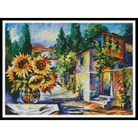 Artecy Cross Stitch Greek Noon Large 12480 LA Cross Stitch Chart Hard Copy