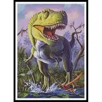 Artecy Cross Stitch Green Rex 13925 JQ Cross Stitch Chart Hard Copy