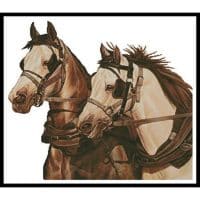 Artecy Cross Stitch Grey Lead Team No Background 13765 JQ Cross Stitch Chart Hard Copy