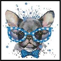 Artecy Cross Stitch Groovy Pup 2 13101 LF Cross Stitch Chart Hard Copy